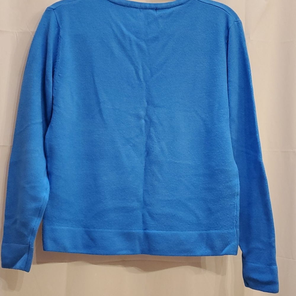 V-Neck Sweater top sz L - Picture 3 of 3